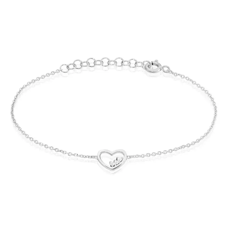 Bracciale Silver Elegance Argento Rodiato Cubic Zirconia