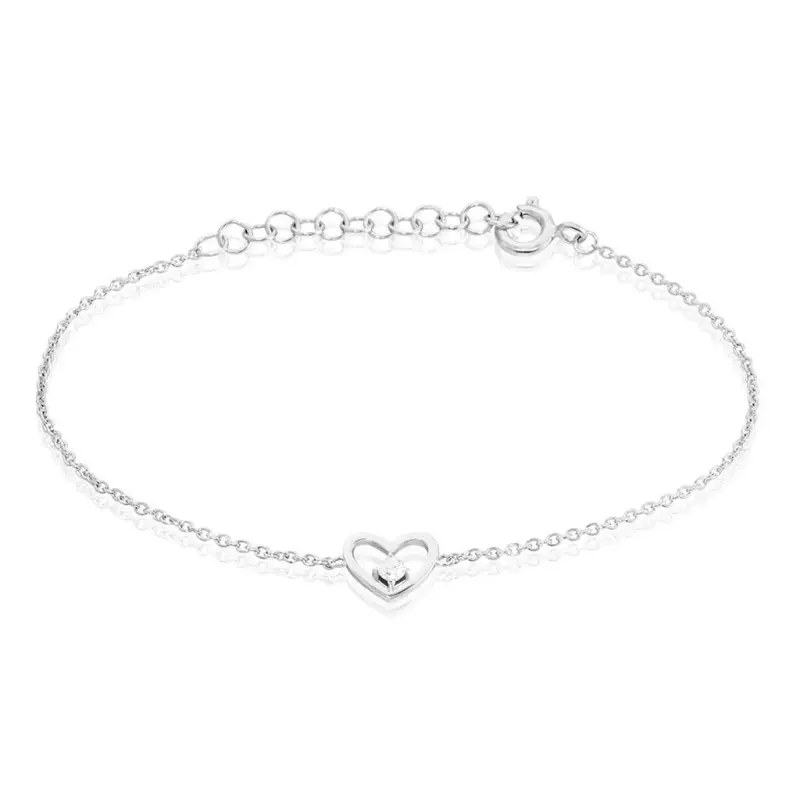 Bracciale Silver Elegance Argento Rodiato Cubic Zirconia