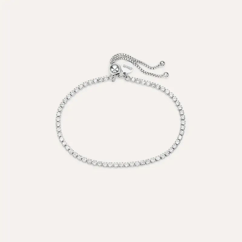 Bracciale Silver Elegance Argento Rodiato Cubic Zirconia