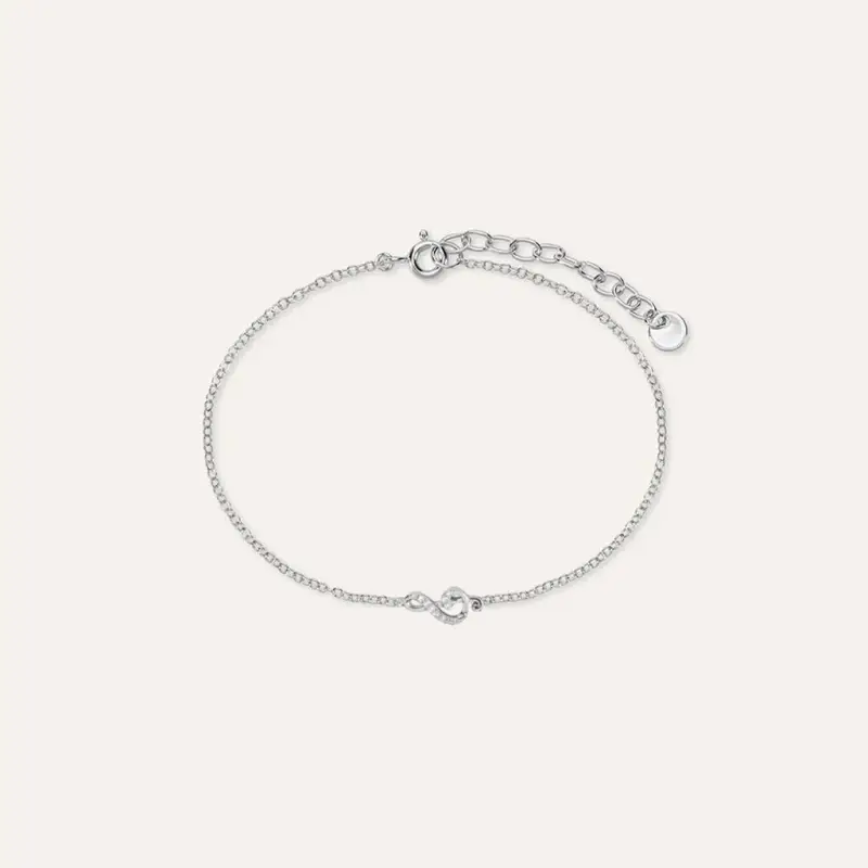 Bracciale Silver Moments Argento Rodiato Cubic Zirconia