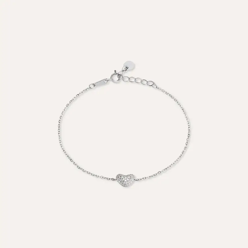 Bracciale Silver Shine Argento Rodiato Cubic Zirconia