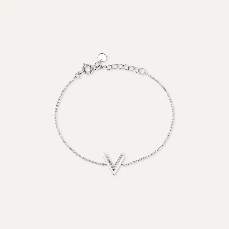 Bracciale Silver Shine Argento Rodiato Cubic Zirconia