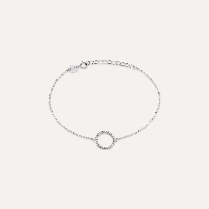 Bracciale Silver Shine Argento Rodiato Cubic Zirconia