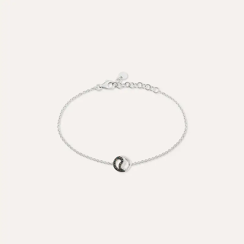 Bracciale Silver Shine Argento Rodiato Cubic Zirconia