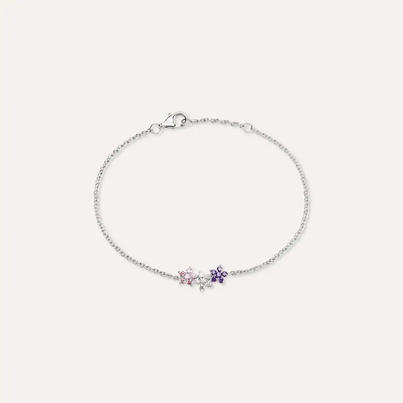 Bracciale Silver Shine Argento Rodiato Cubic Zirconia