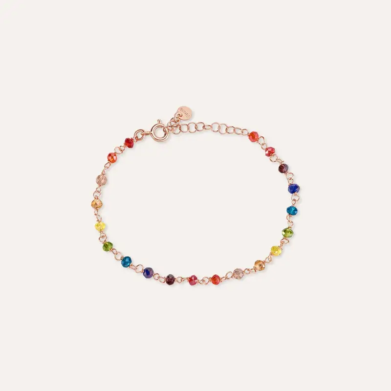 Bracciale Silver Soul Argento Rosa Cristallo