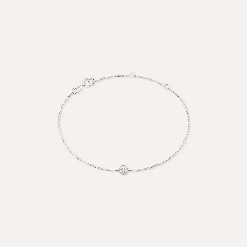 Bracciale Sophia Oro Bianco Diamante