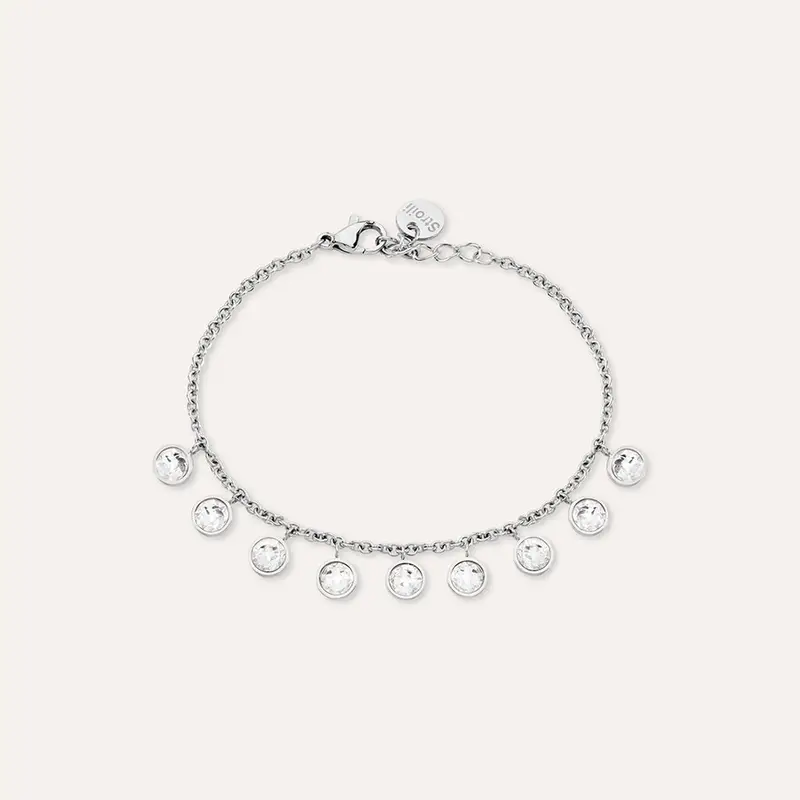 Bracciale Sunrise Acciaio Cristallo