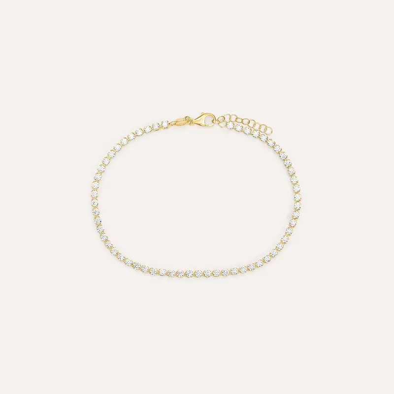 Bracciale Tennis Claire Oro Giallo Cubic Zirconia
