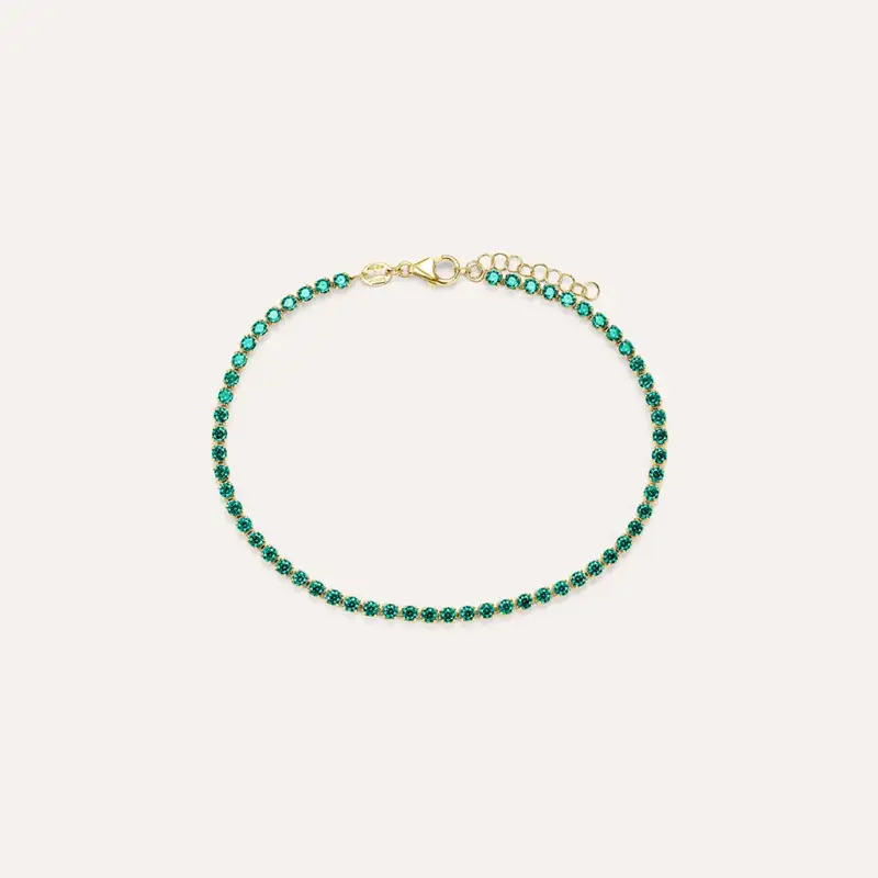 Bracciale Tennis Claire Oro Giallo Cubic Zirconia