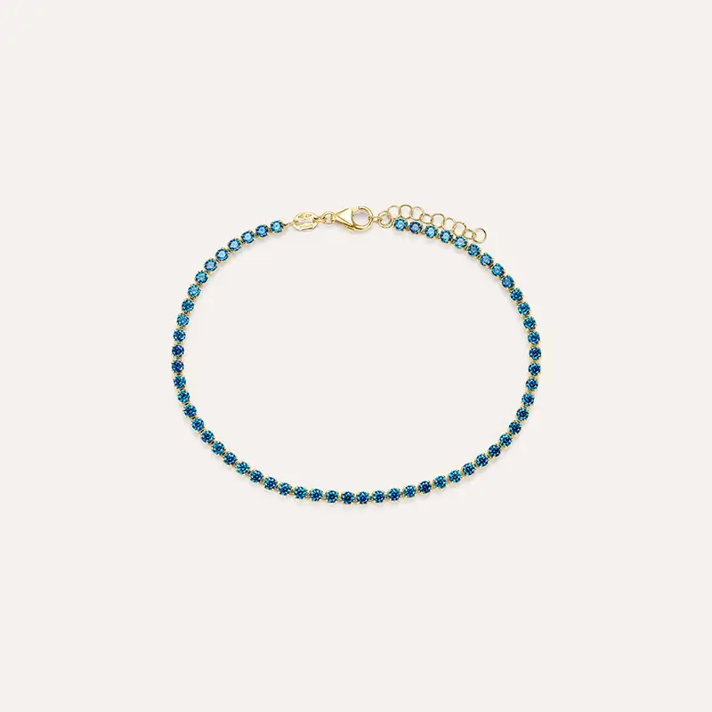 Bracciale Tennis Claire Oro Giallo Cubic Zirconia