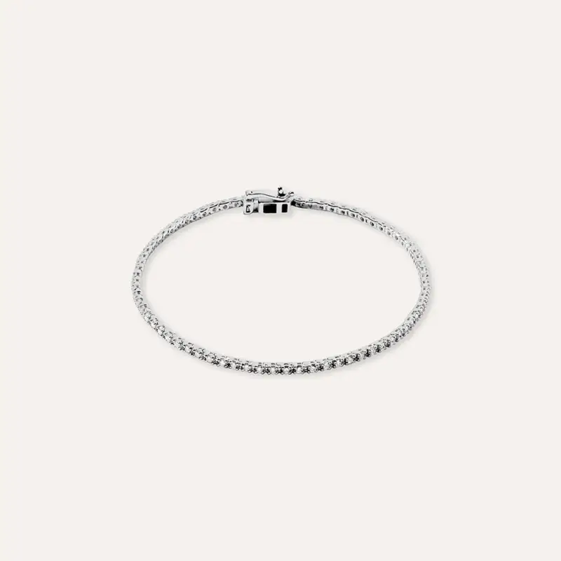 Bracciale Tennis Grace Oro Bianco Diamante