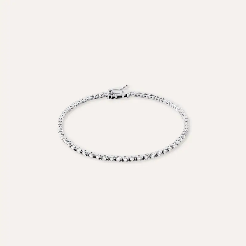 Bracciale Tennis Grace Oro Bianco Diamante