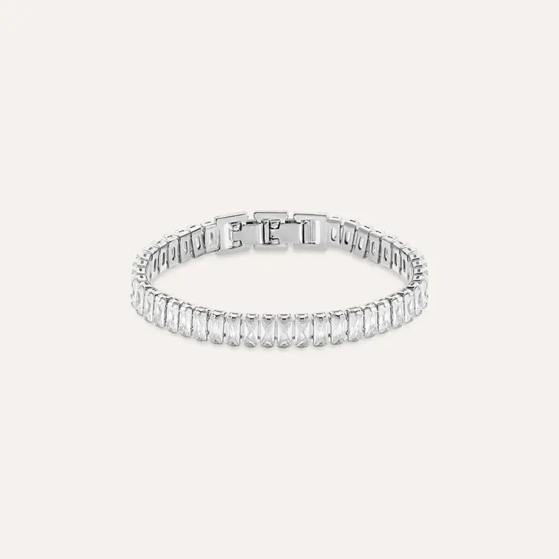 Bracciale Tennis Romantic Shine Metallo Cristallo