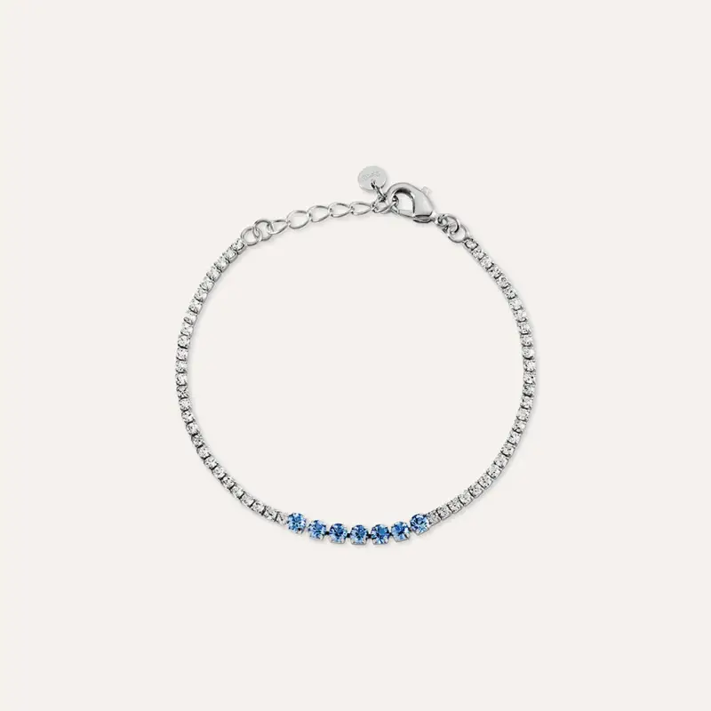 Bracciale Tennis Romantic Shine Metallo Cristallo