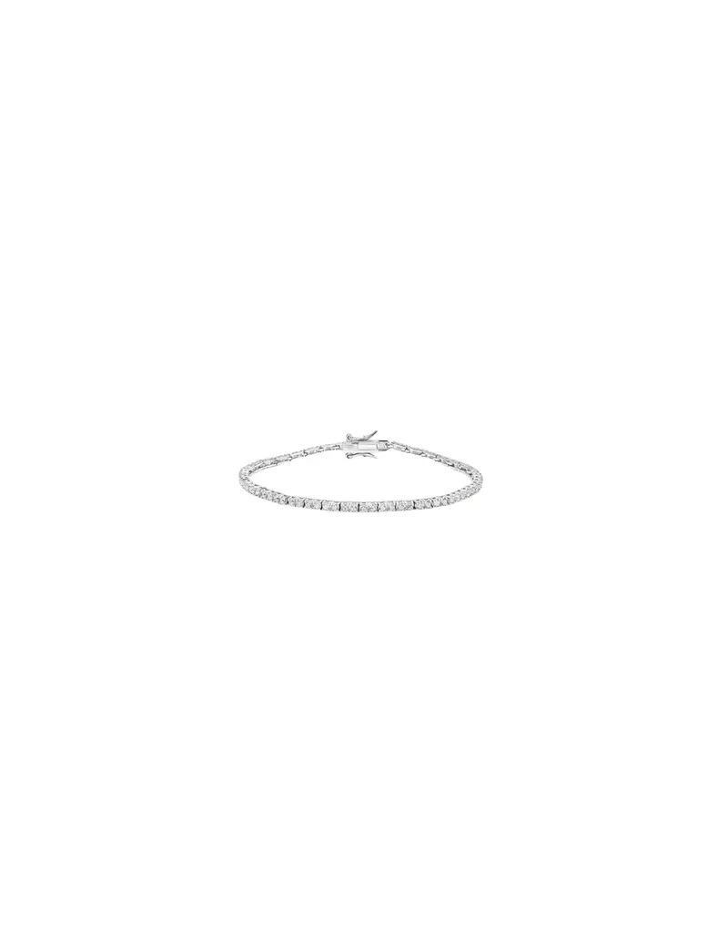 Bracciale Tennis Silver Elegance Argento Rodiato Cubic Zirconia 1698314