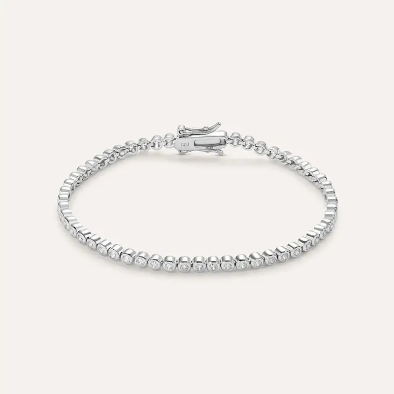 Bracciale Tennis Silver Elegance Argento Rodiato Cubic Zirconia