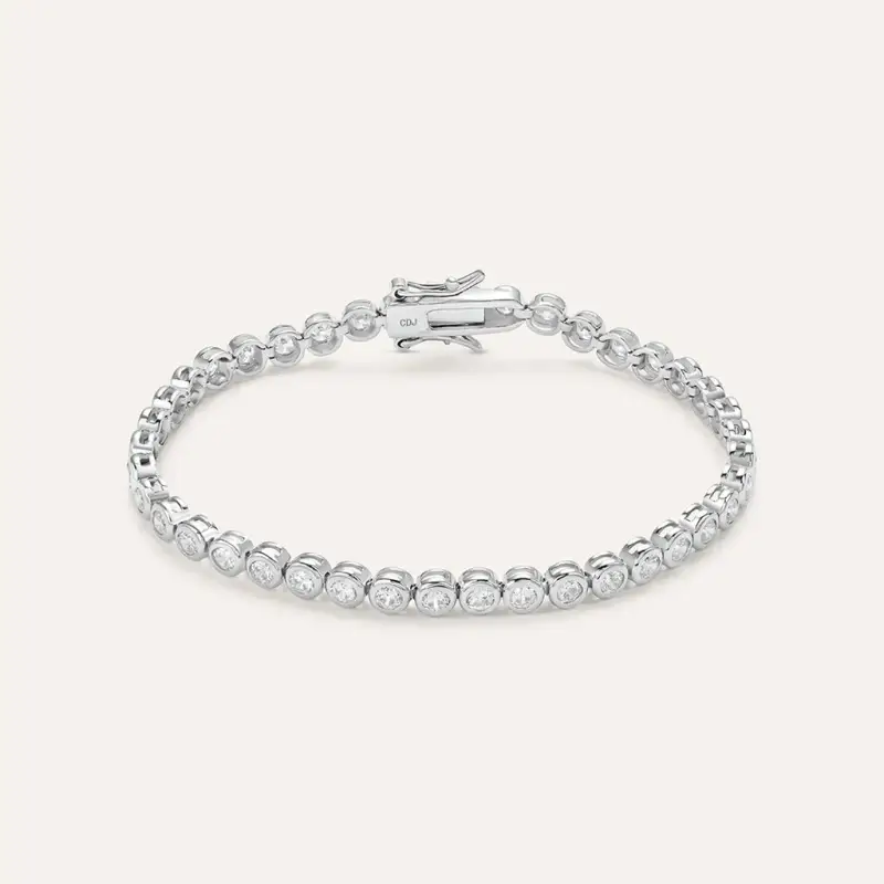 Bracciale Tennis Silver Elegance Argento Rodiato Cubic Zirconia