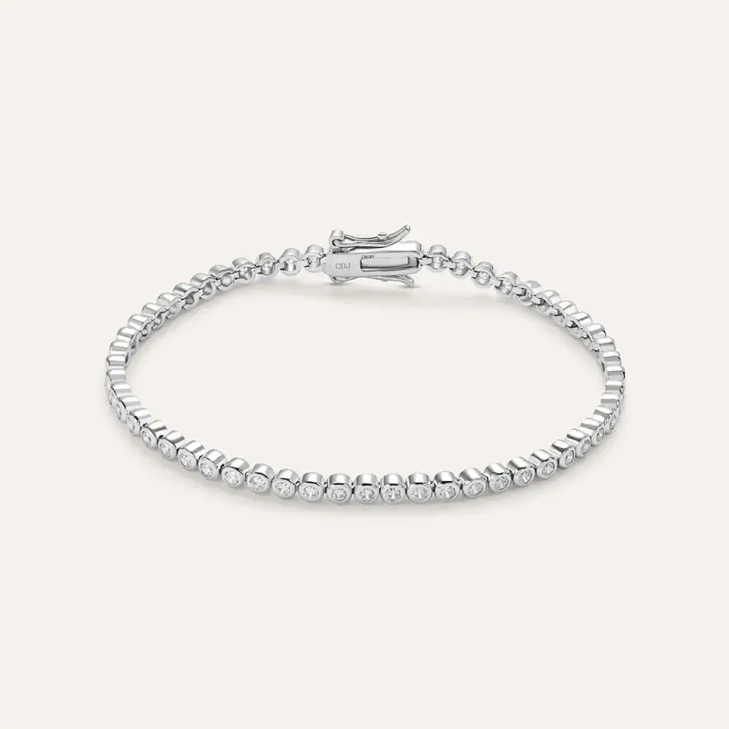 Bracciale Tennis Silver Elegance Argento Rodiato Cubic Zirconia