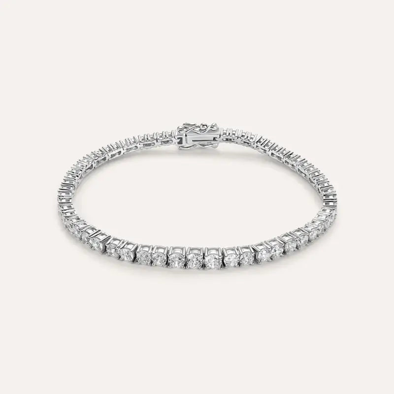 Bracciale Tennis Silver Elegance Argento Rodiato Cubic Zirconia