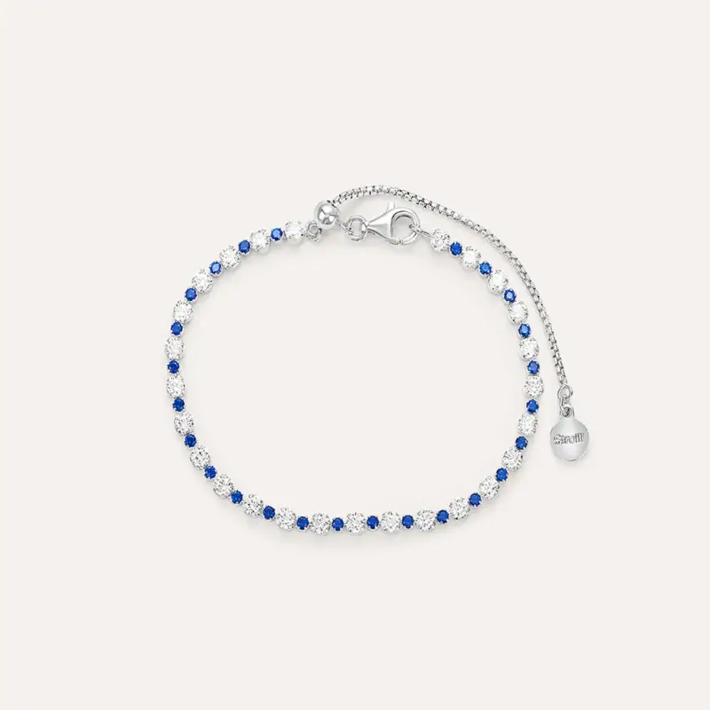 Bracciale Tennis Silver Elegance Argento Rodiato Cubic Zirconia