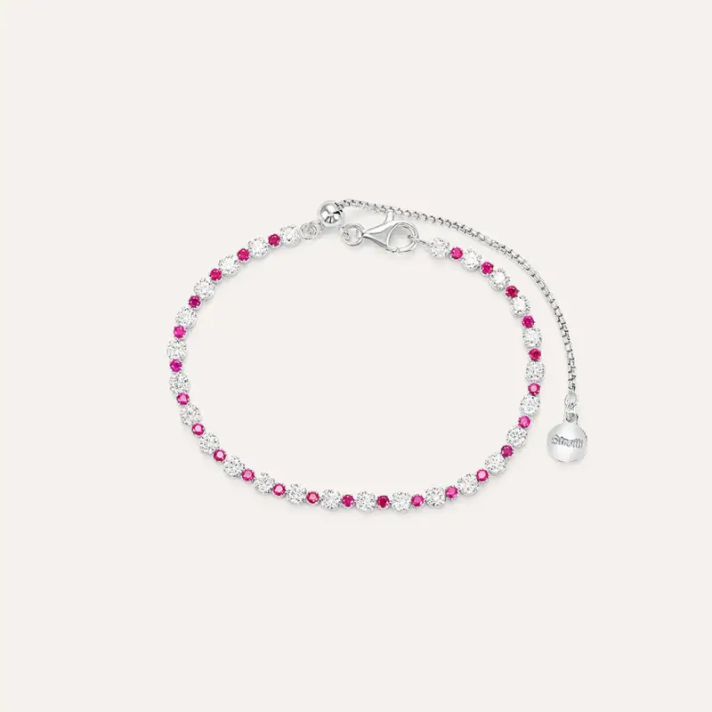 Bracciale Tennis Silver Elegance Argento Rodiato Cubic Zirconia