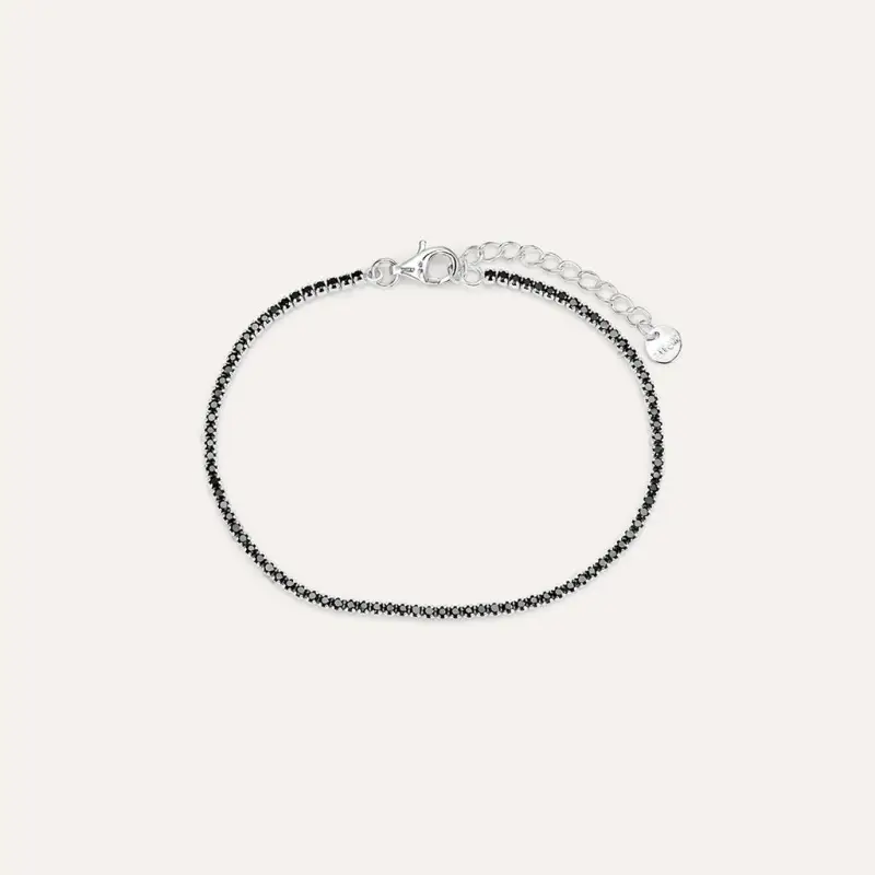 Bracciale Tennis Silver Elegance Argento Rodiato Cubic Zirconia