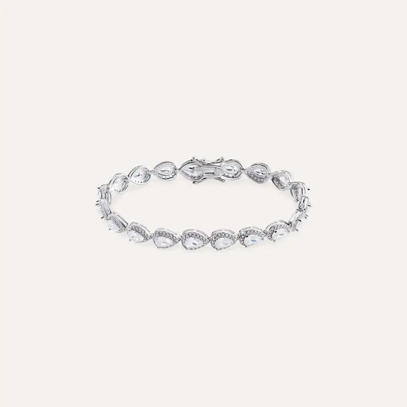 Bracciale Tennis Silver Elegance Argento Rodiato Cubic Zirconia