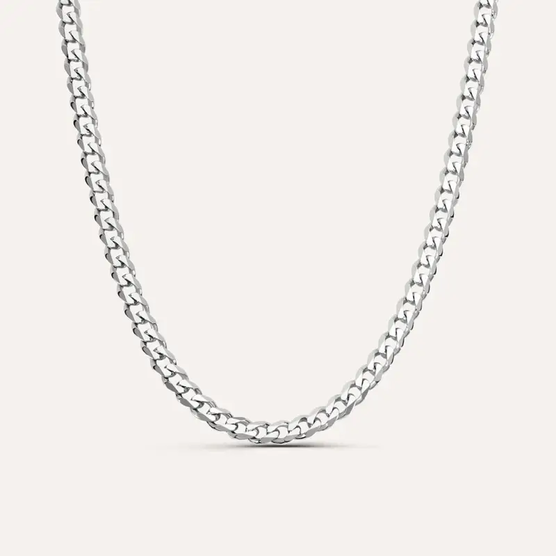 Catena Gentleman Argento Rodiato