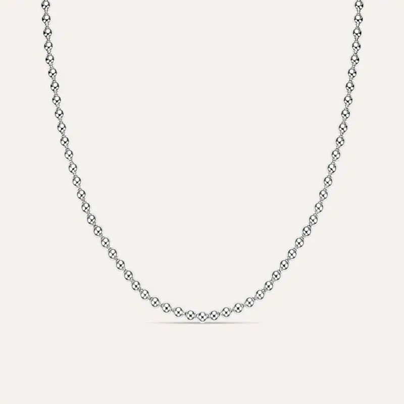 Catena Gentleman Argento Rodiato