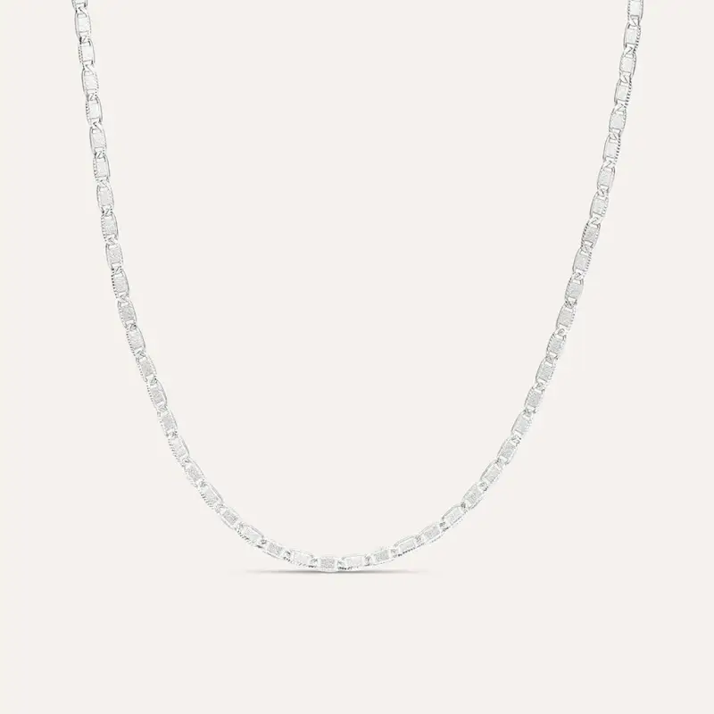 Catena Gentleman Argento Rodiato