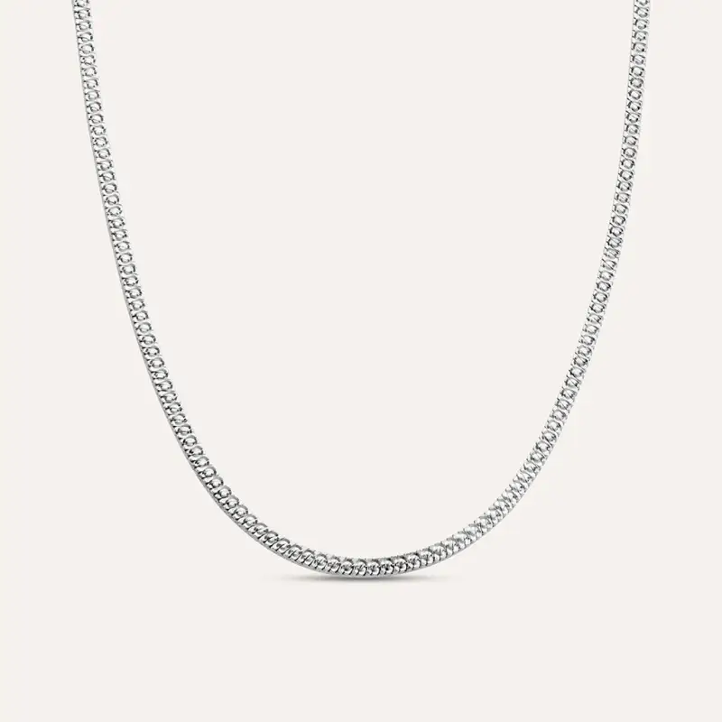 Catena Gentleman Argento Rodiato