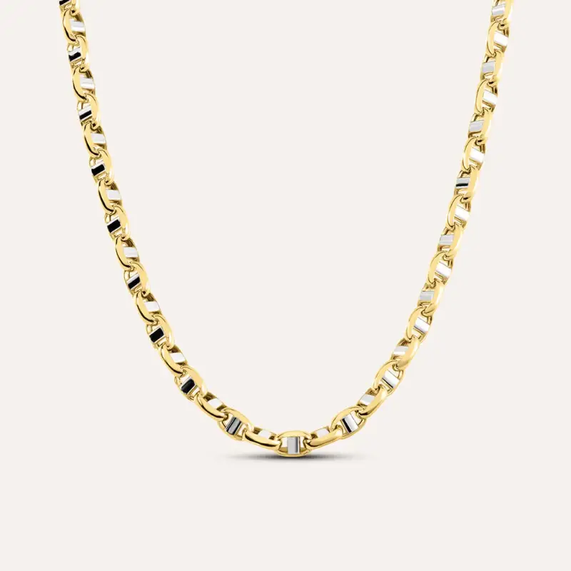 Catena L homme Or Oro Bicolore