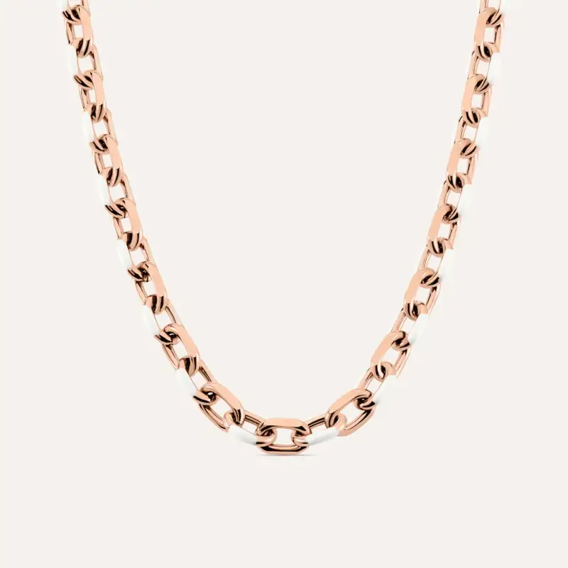 Catena Lady Sweet Acciaio Rosa