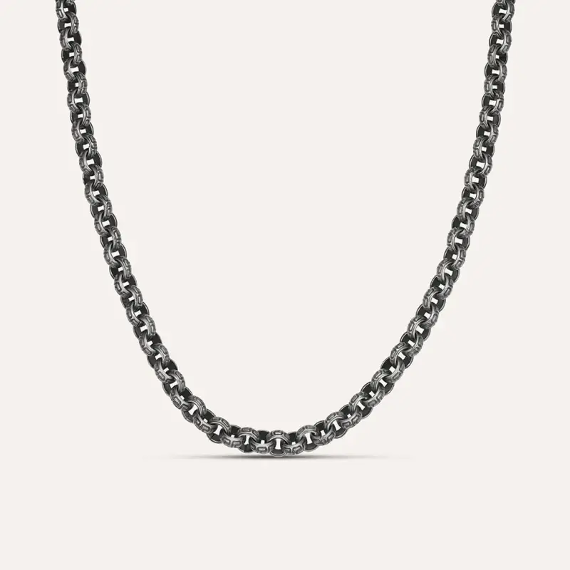 Catena Man Code Acciaio Bicolore