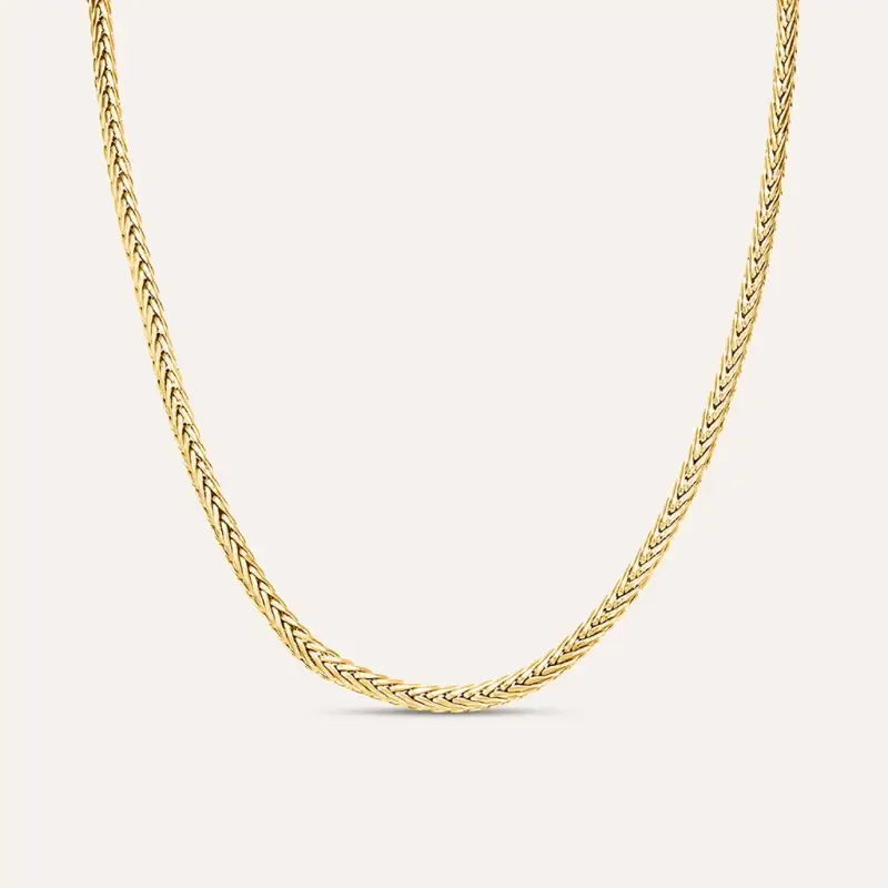 Catena Man Code Acciaio Dorato