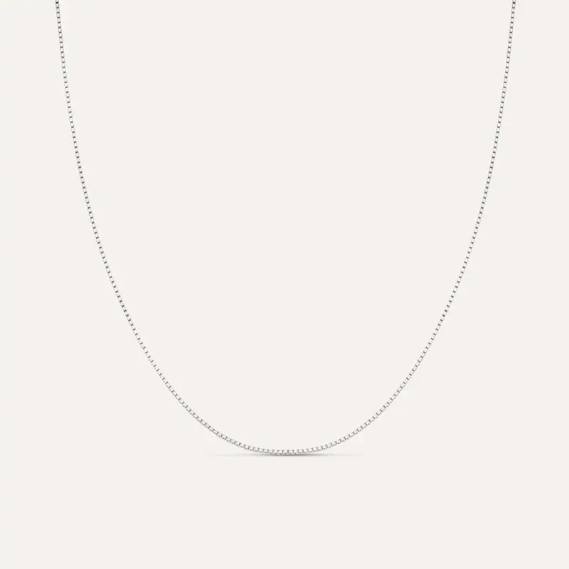 Catenina Gentleman Argento Rodiato