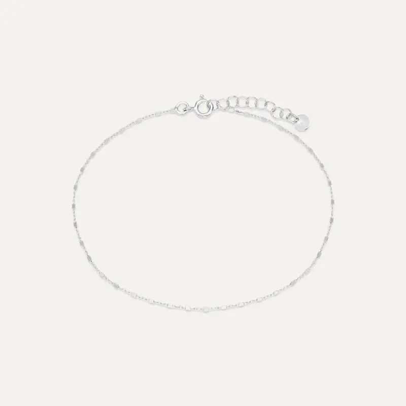 Cavigliera Silver Collection Argento Rodiato