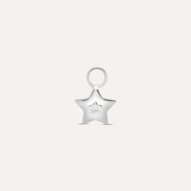 Charm Silver Moments Argento Rodiato Cubic Zirconia