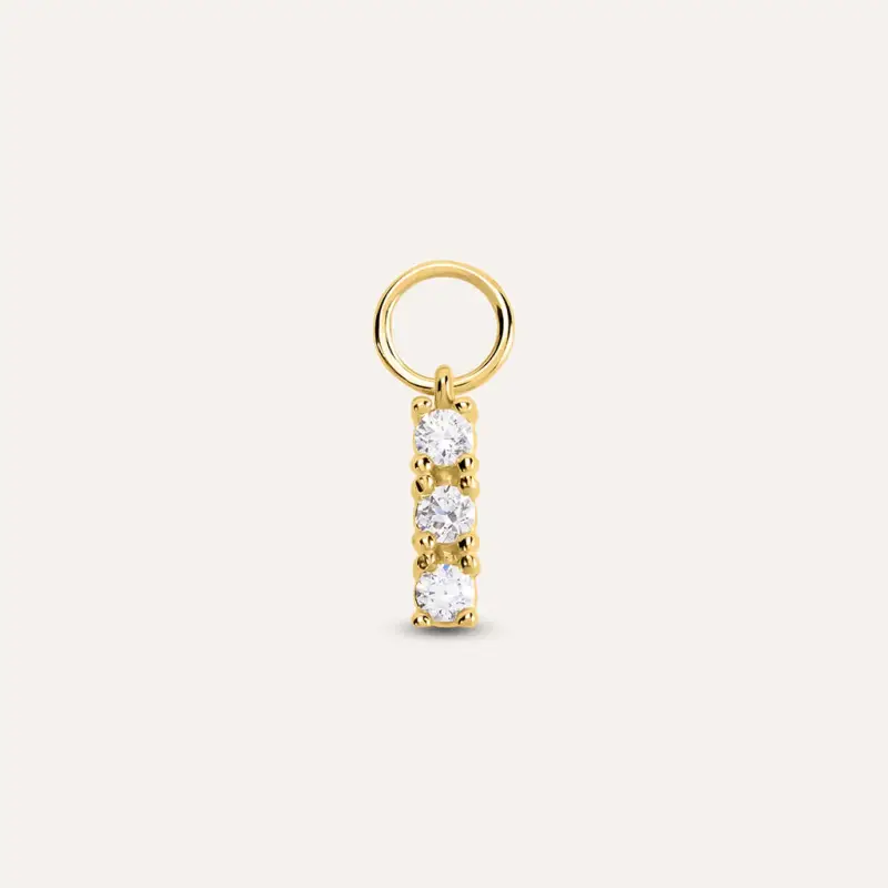 Charm Trilogy Toujours Oro Giallo Cubic Zirconia