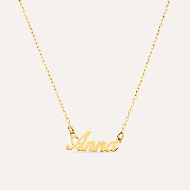 Collana Anna Gold Names Oro Giallo
