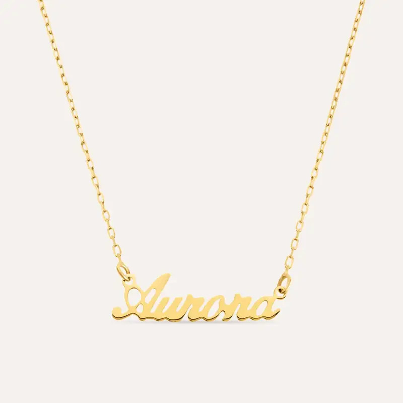 Collana Aurora Gold Names Oro Giallo