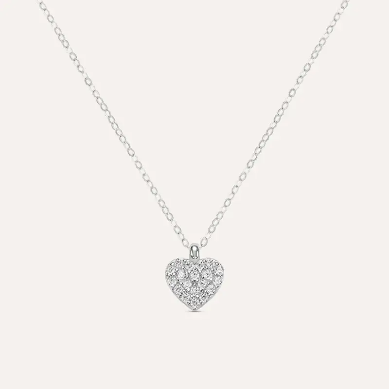 Collana Claire Oro Bianco Cubic Zirconia