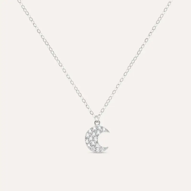 Collana Claire Oro Bianco Cubic Zirconia