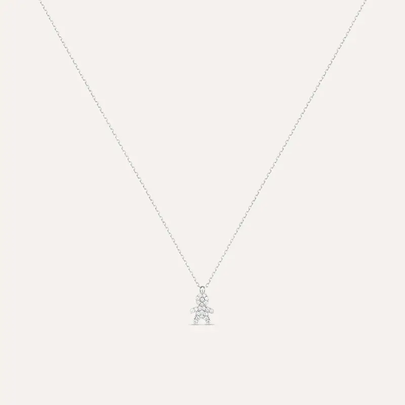 Collana Claire Oro Bianco Cubic Zirconia