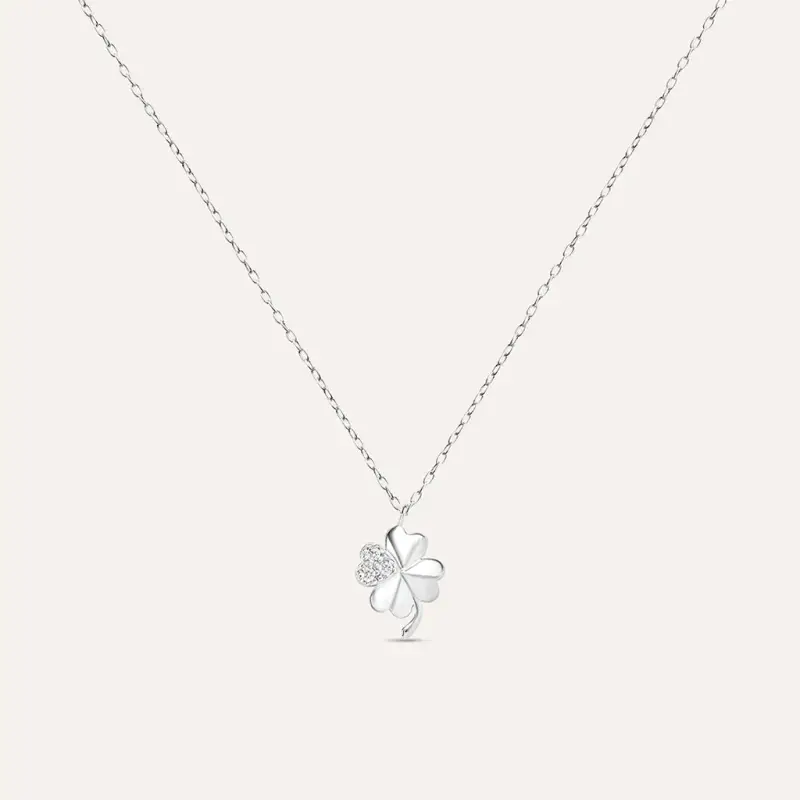 Collana Claire Oro Bianco Cubic Zirconia