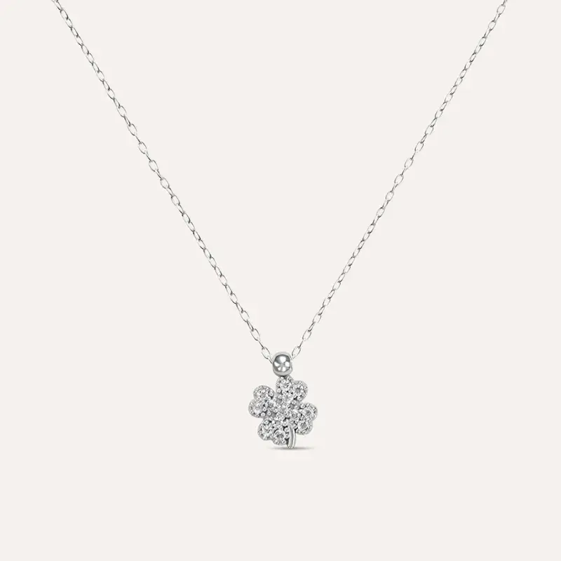 Collana Claire Oro Bianco Cubic Zirconia