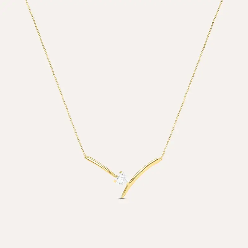 Collana Claire Oro Giallo Cubic Zirconia