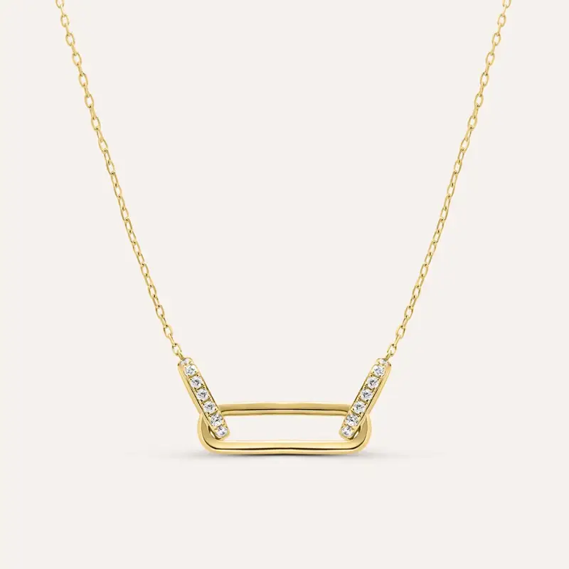 Collana Diamade Glam Oro Giallo Diamante Lab-Grown