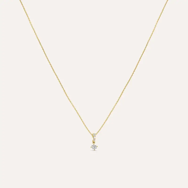 Collana Diamade Glam Oro Giallo Diamante Lab-Grown